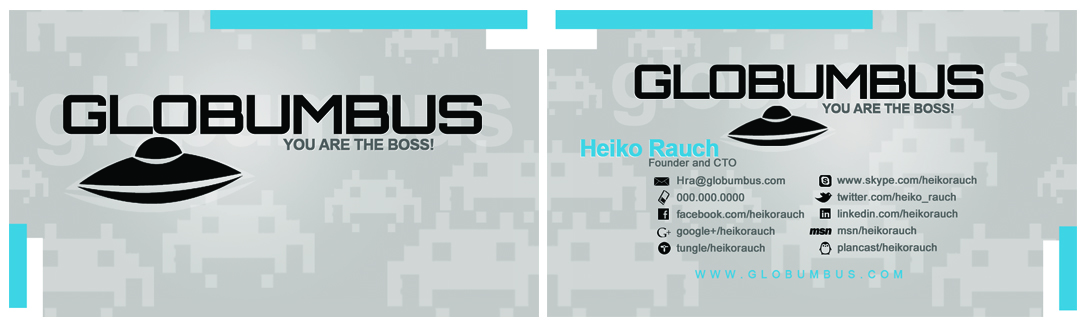 Visitenkarten-Design von diRtY.EMM für Globumbus | Design #372629