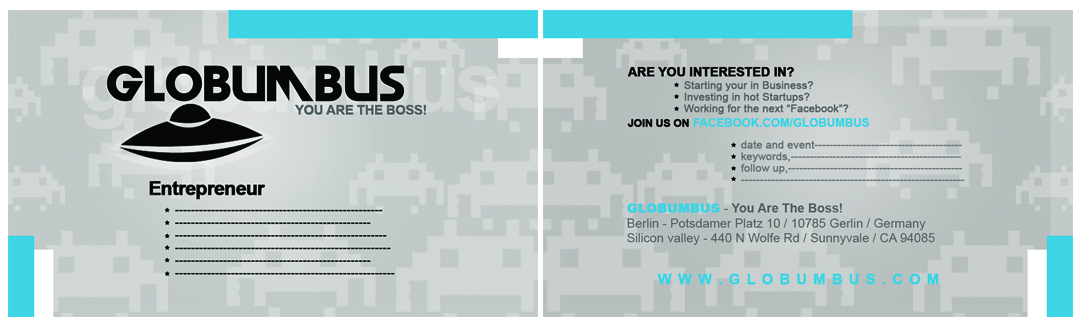 Visitenkarten-Design von diRtY.EMM für Globumbus | Design #372631