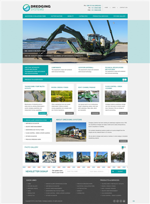 Web Design par pb pour Dredging Systems | Design : #1710177