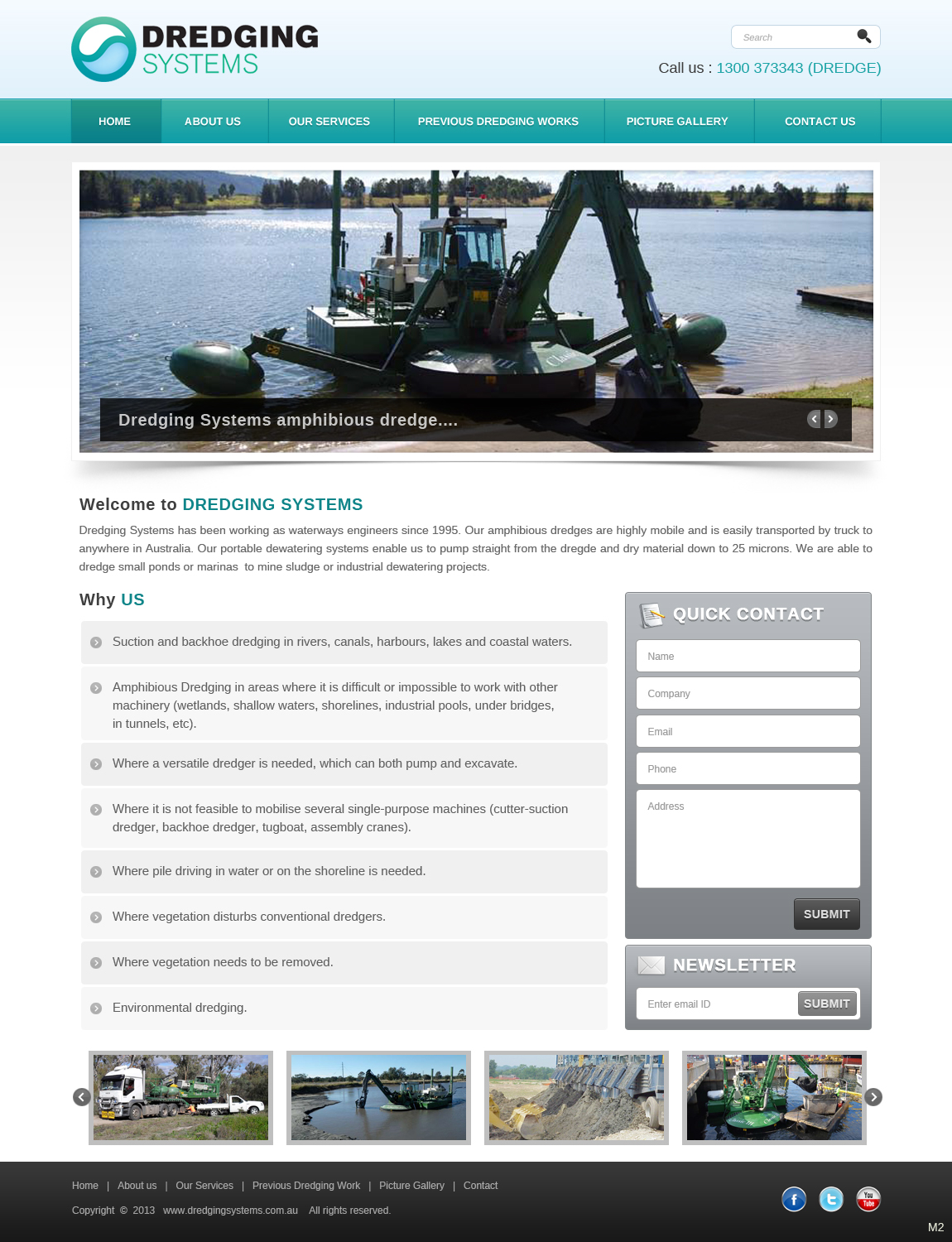 Web Design by pb for Dredging Systems | Design #1710181