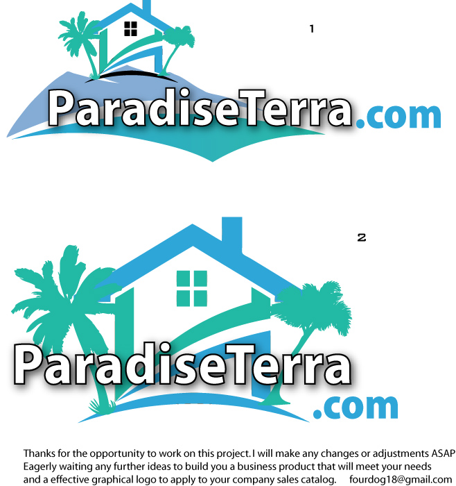 Diseño de Logo por fourdog123 para Paradiseterra.com | Diseño #6568286
