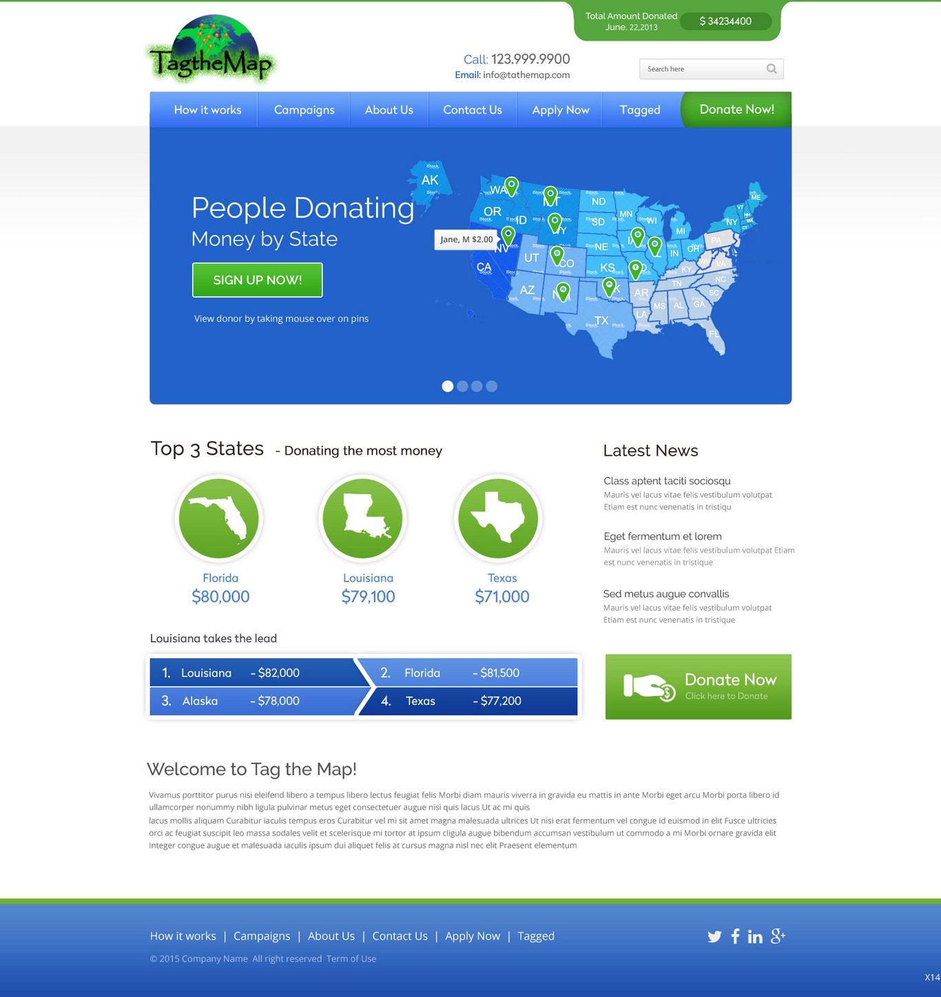 Web Design by pb for Tag the Map | Design #6574314