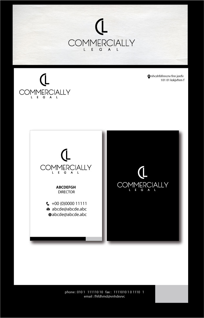 Logo Design by colour splash for Commercially Legal | Design: #6538392
