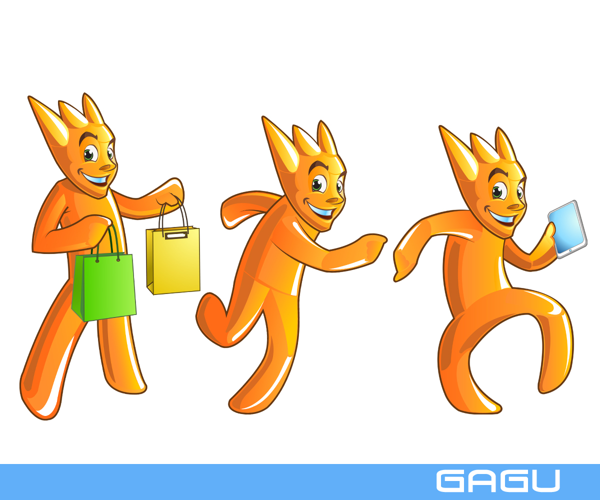 Character Design by GAGU for Butikksiden.no | Design #1754233