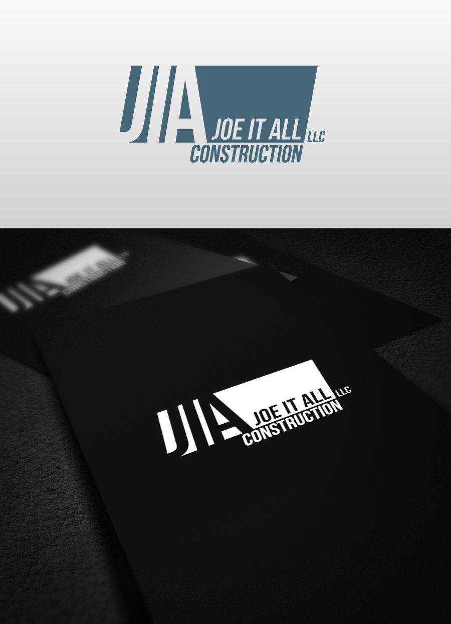 Logo Design by Voxelflux for Joe It All Construction, LLC | Design: #1841674