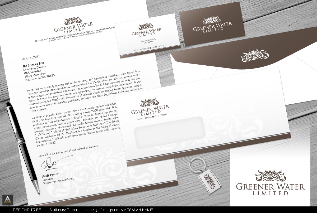 Stationery Design by DesignsTRIBE for this project | Design #346048