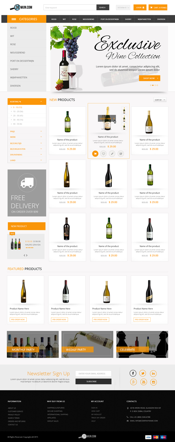 Web Design by Creations Box 2015 for Twnty4 B.V | Design #6572606