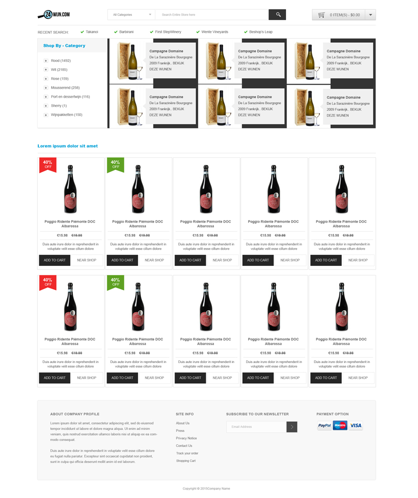 Web Design par Vikram M pour Twnty4 B.V | Design #6563621