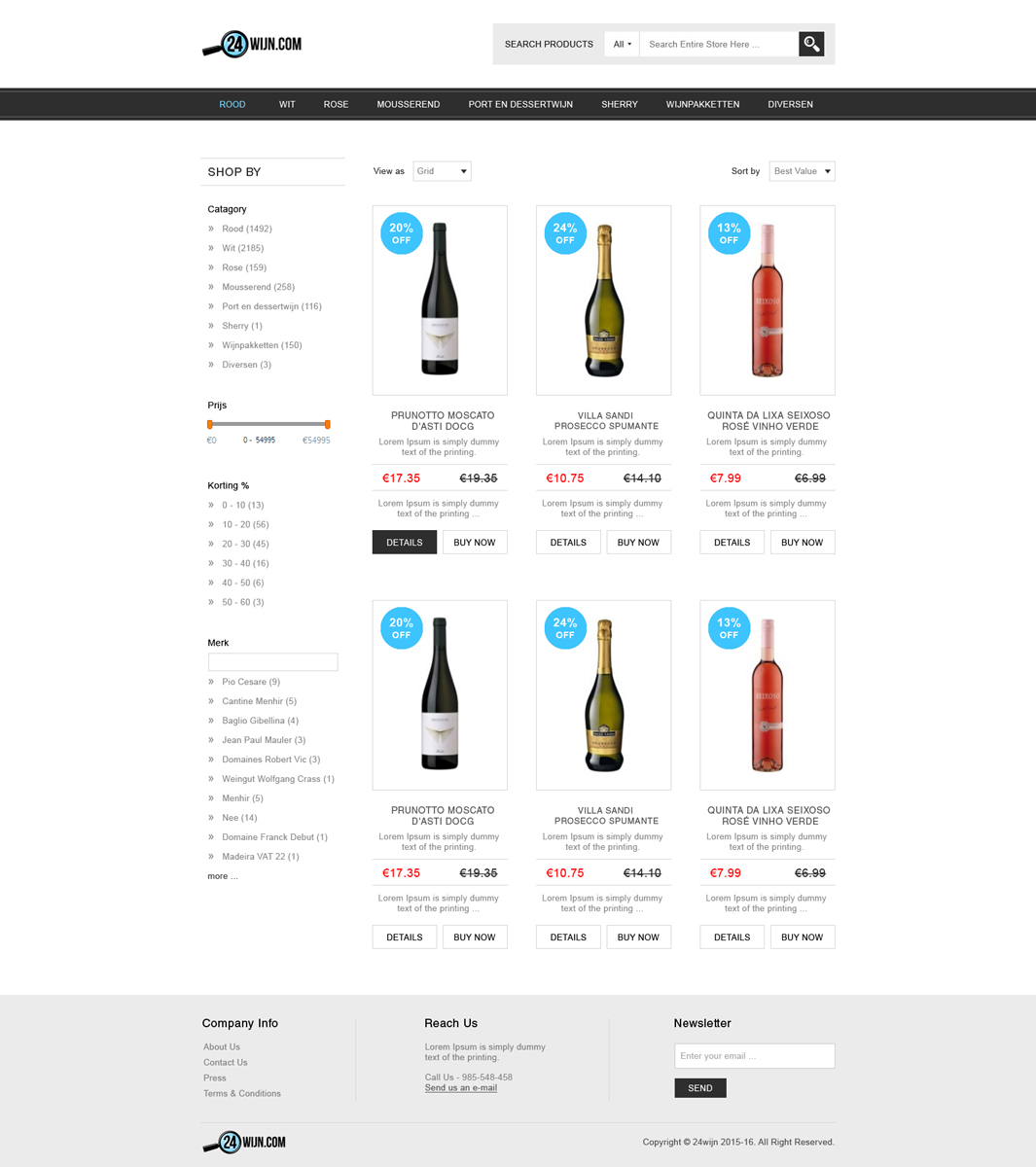 Diseño Web por Roy para Twnty4 B.V | Diseño #6579896