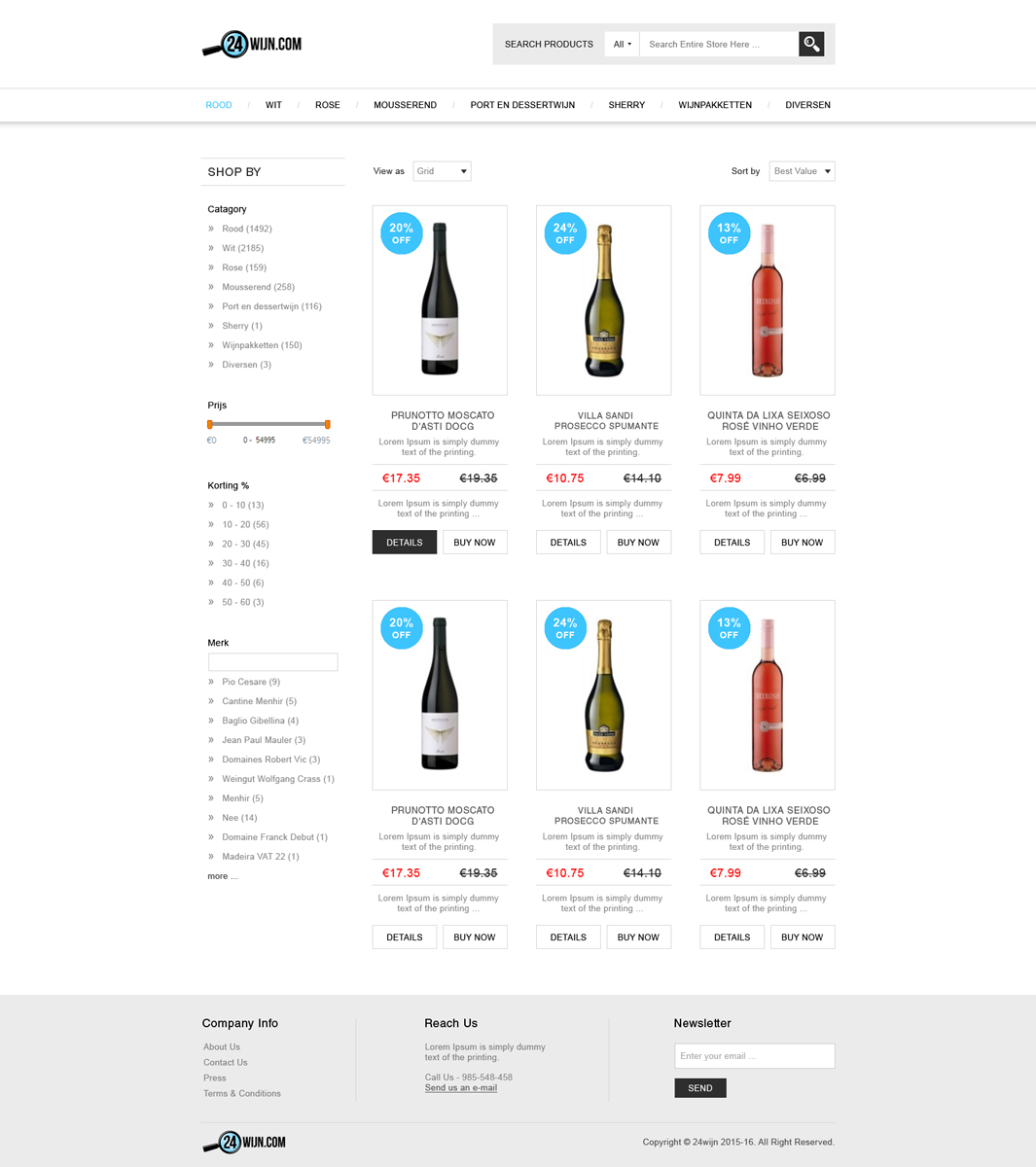 Diseño Web por Roy para Twnty4 B.V | Diseño #6579911