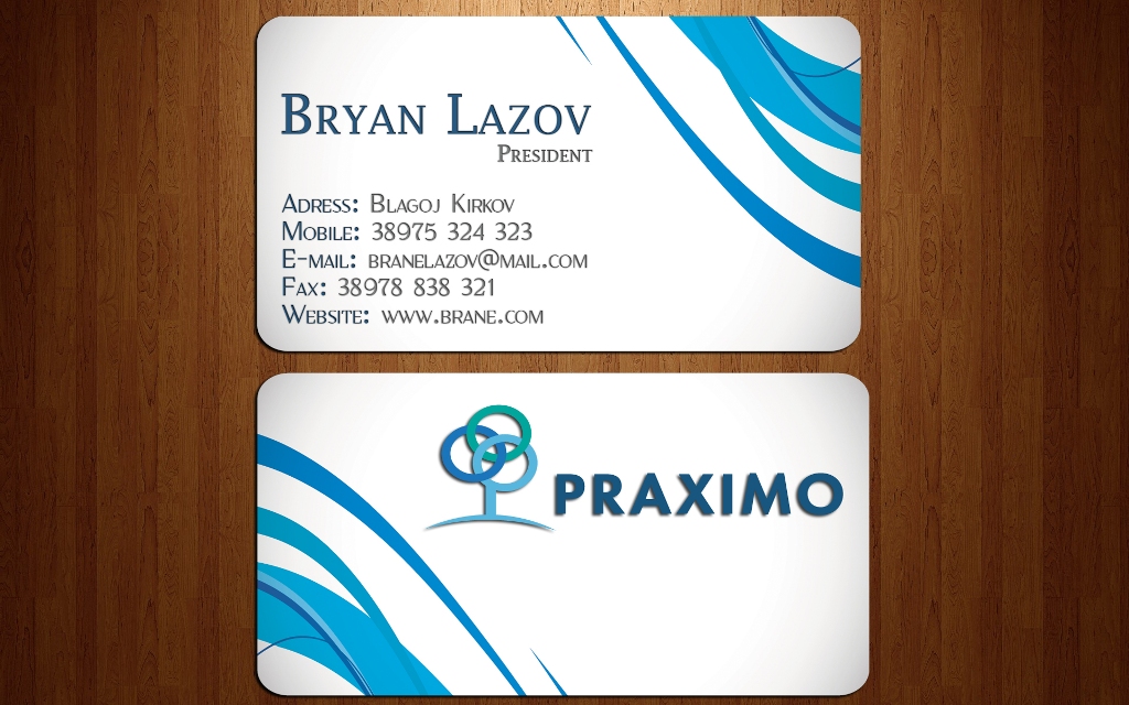 Business Card Design by Brankac for this project | Design #1712849
