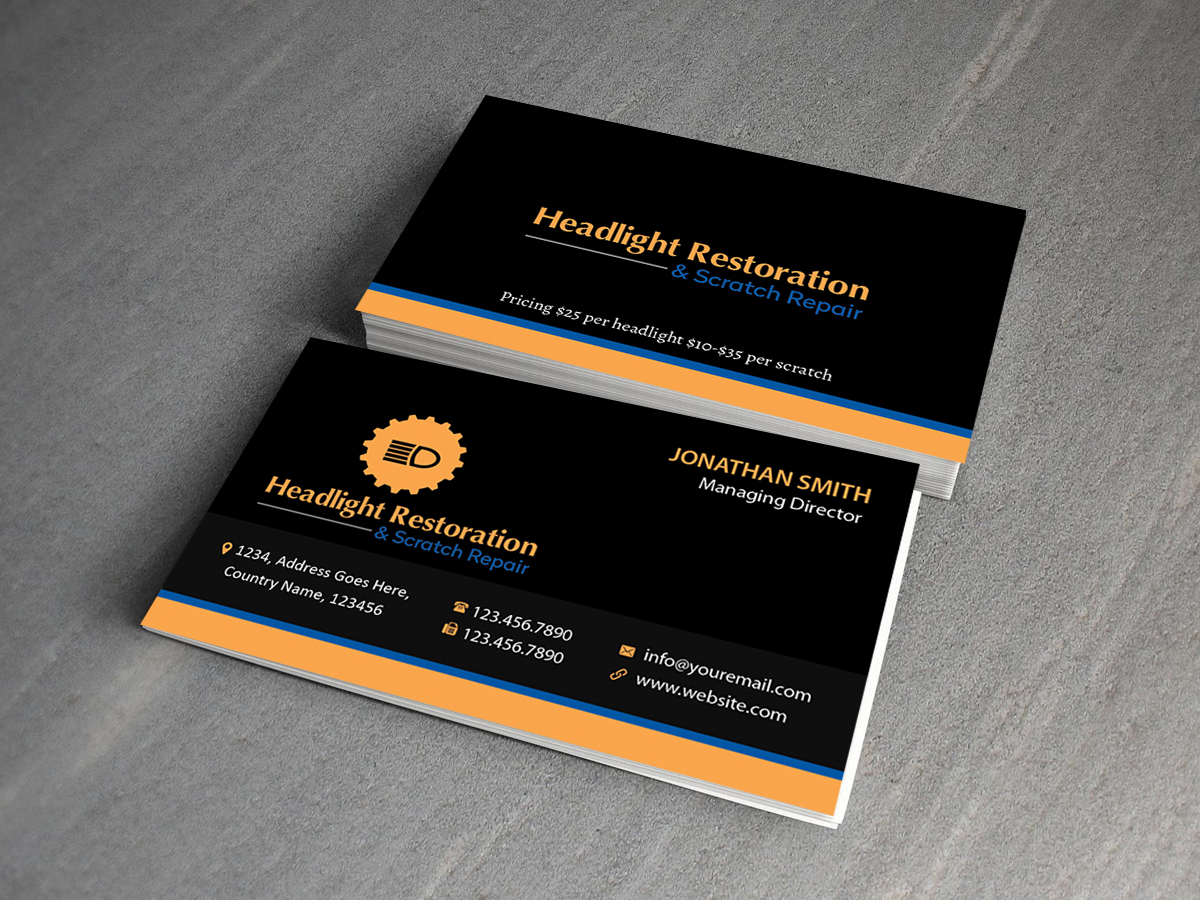 Business Card Design by Creations Box 2015 for this project | Design #6560926