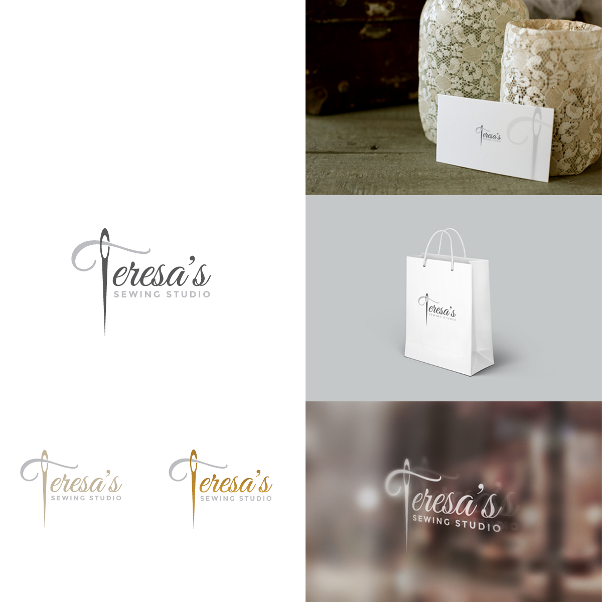 Logo Design by Hasna Designs for Teresa''''s Sewing Studio | Design #6557281
