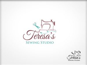 Logo Design by ellie7 for Teresa''''s Sewing Studio | Design #6566228