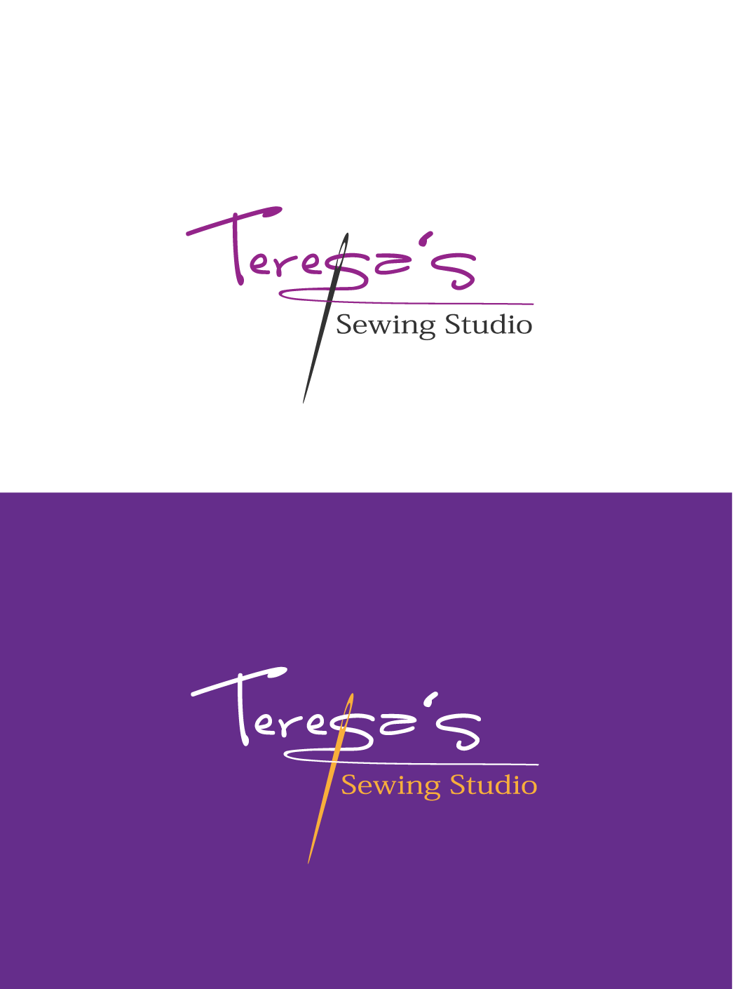 Logo Design by mosu for Teresa''''s Sewing Studio | Design #6555227