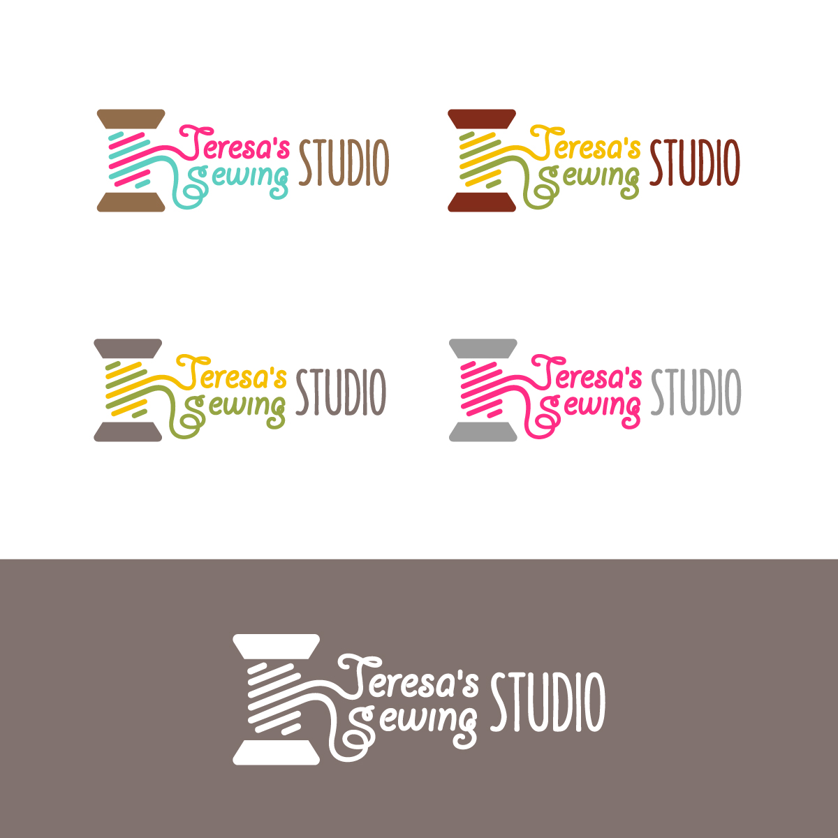 Logo Design by xWeb.gr for Teresa''''s Sewing Studio | Design #6584819