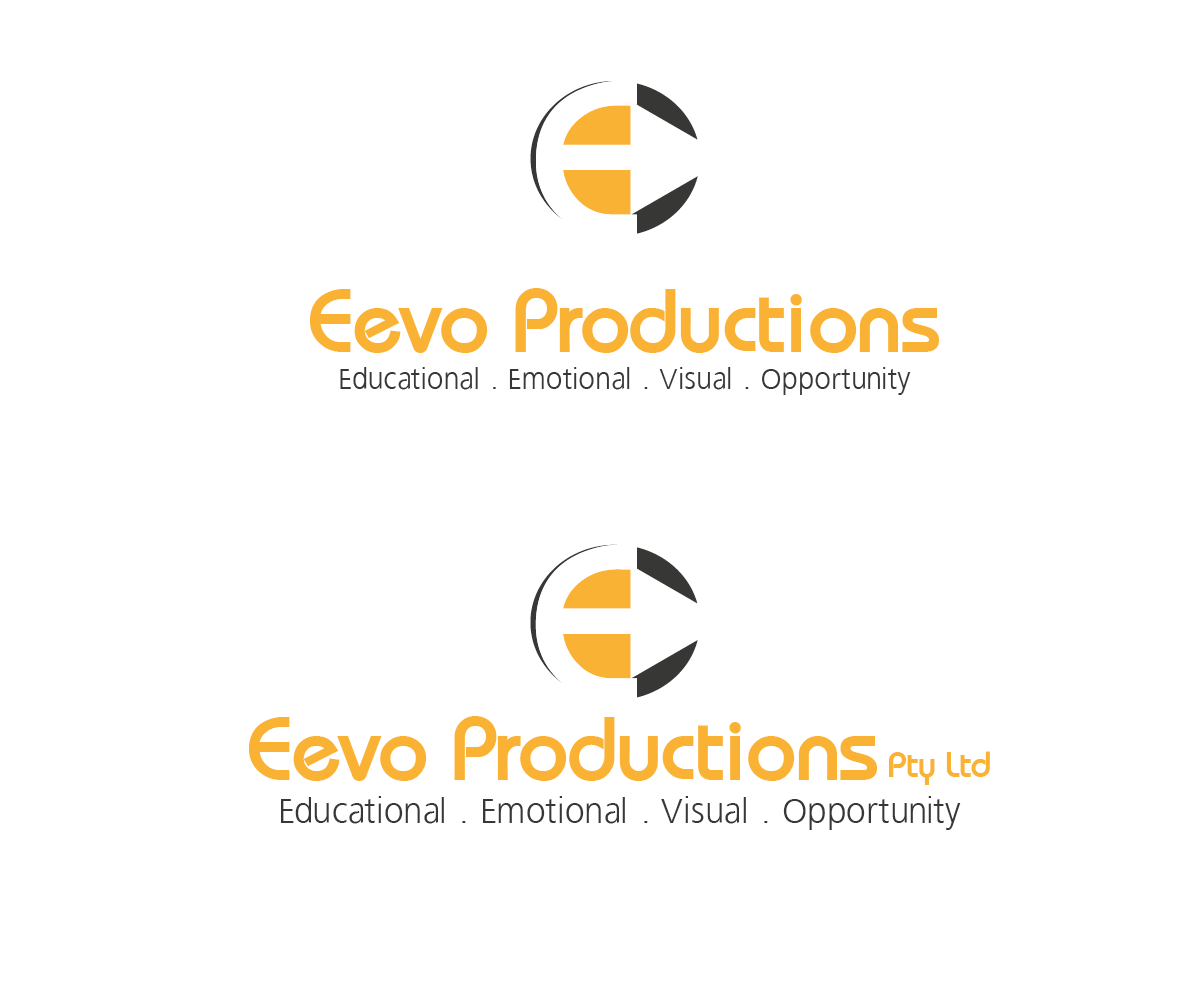 Logo-Design von Shirlei Patricia für Eevo Productions Pty Ltd | Design #1711013