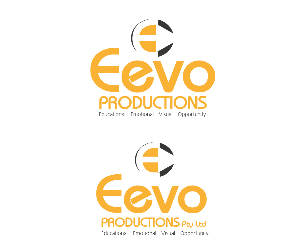 Diseño de Logo por Shirlei Patricia para Eevo Productions Pty Ltd | Diseño #1722751