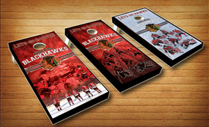 Chicago Blackhawks Cornhole Board Design  | Poster Design by alessandroevge