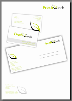Diseño de Papelería por Ritesh Singh para Fresh Tech Ltd | Diseño: #346219