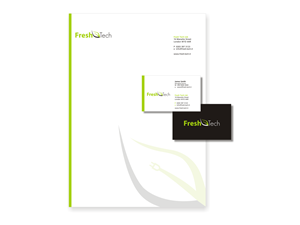 Diseño de Papelería por mag wong para Fresh Tech Ltd | Diseño #349896