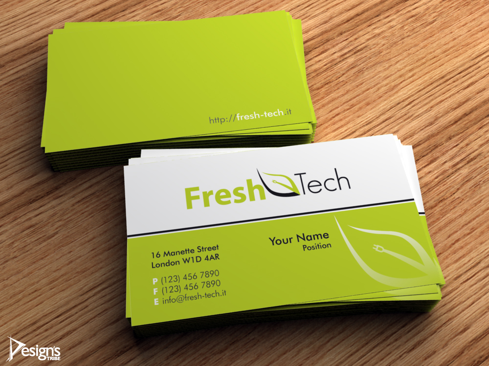 Schreibwaren-Design von DesignsTRIBE für Fresh Tech Ltd | Design #347953