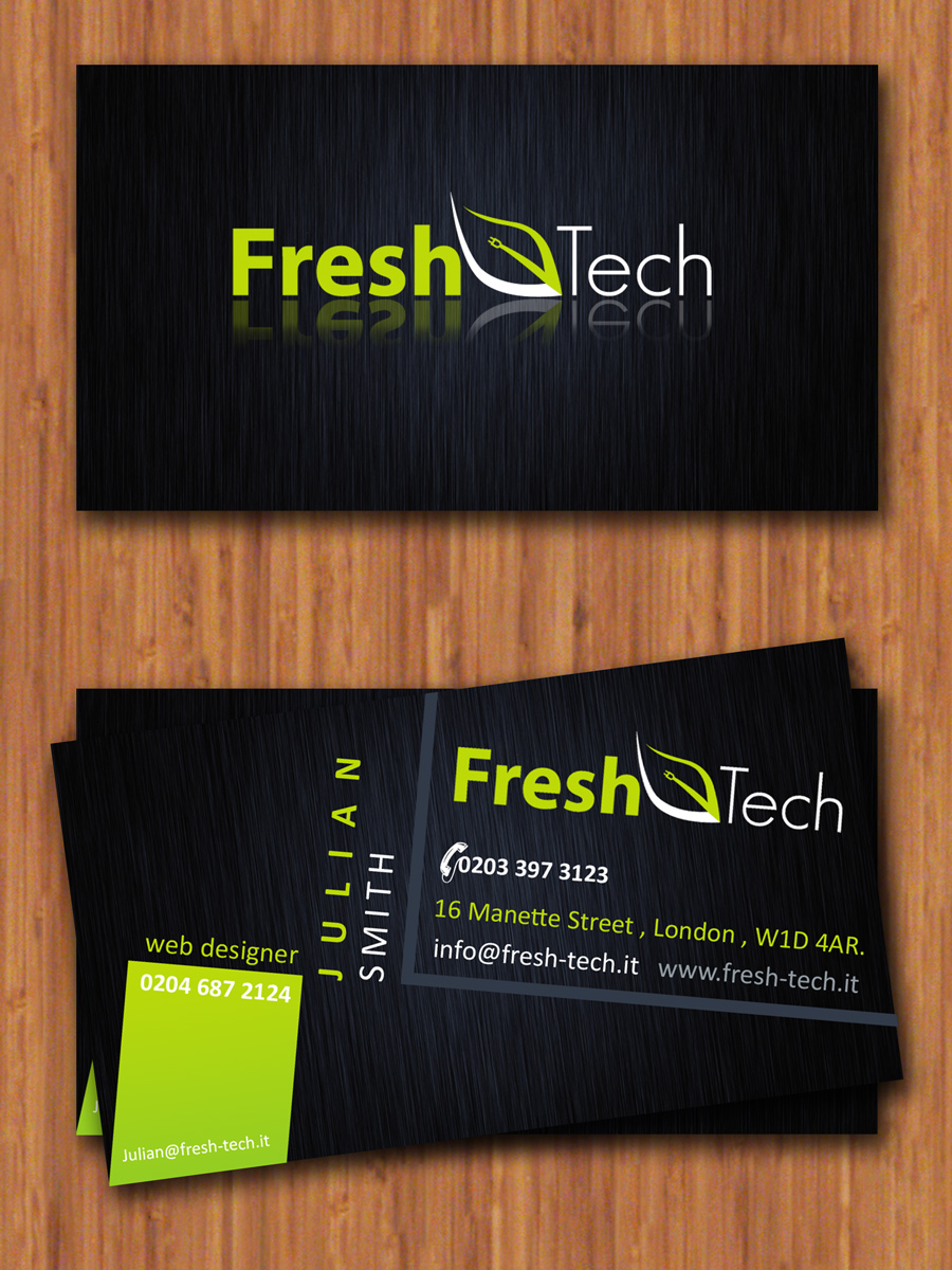 Stationery Design by La Creation for Fresh Tech Ltd | Design #350567