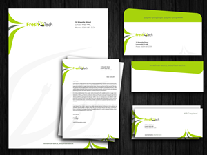 Diseño de Papelería por La Creation para Fresh Tech Ltd | Diseño: #350689