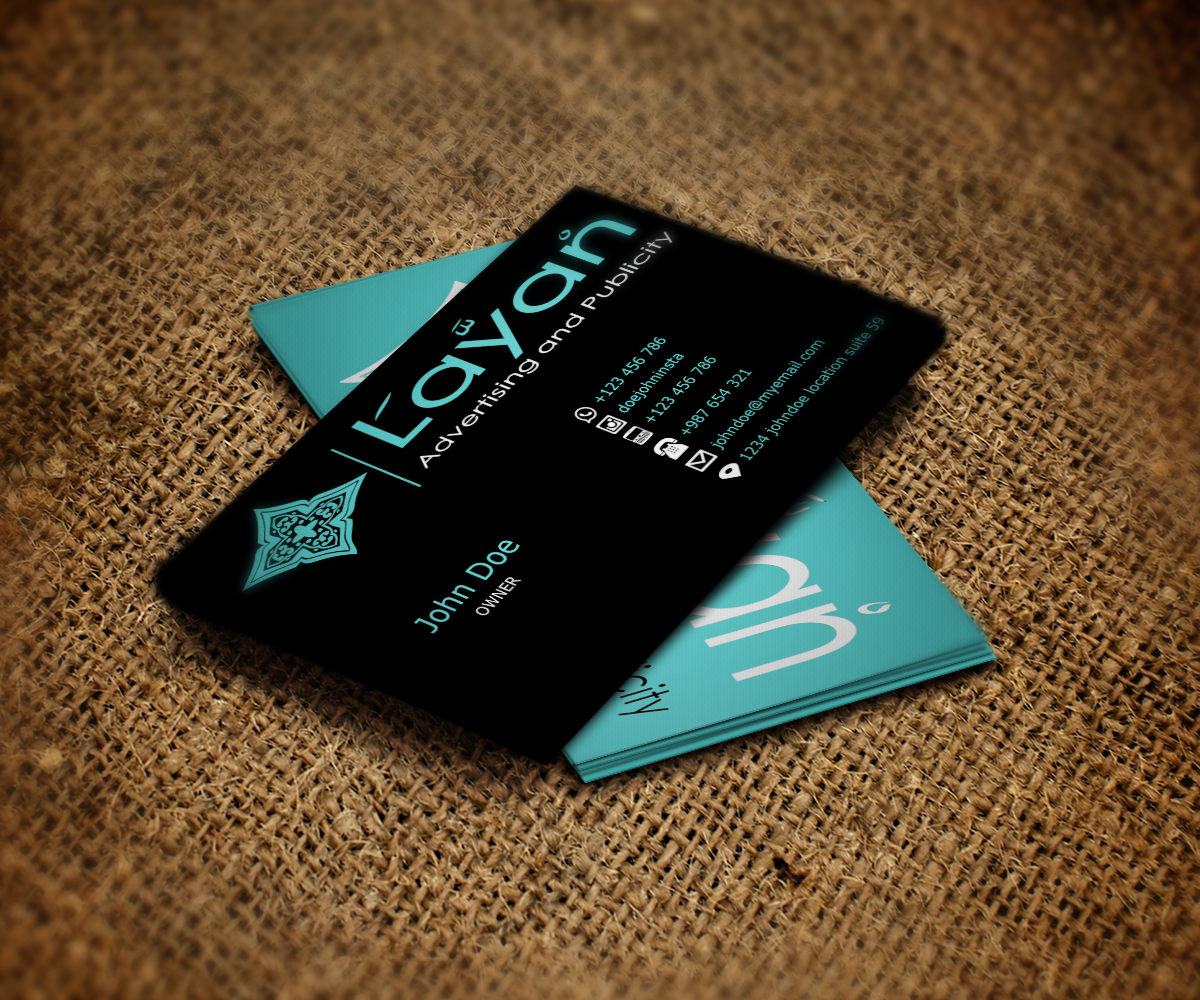Business Card Design by Realkent for AlHousani | Design #6582633