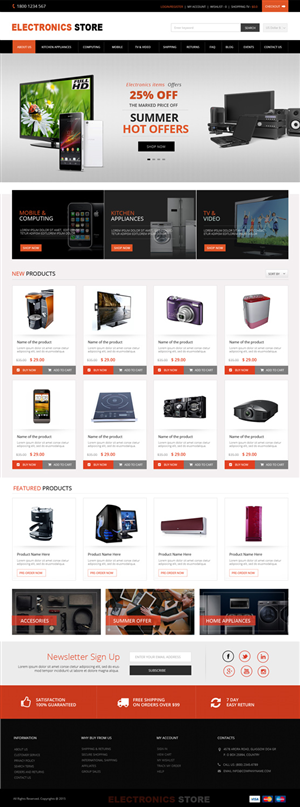 Web Design par Creations Box 2015 pour ce projet | Design : #6548614