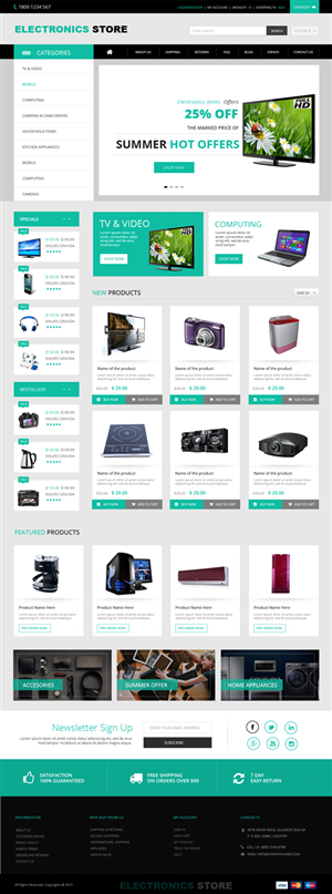 Web Design par Creations Box 2015 pour ce projet | Design : #6550010