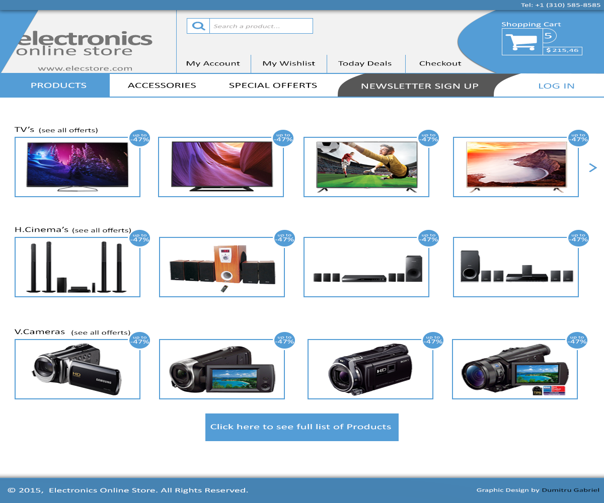 Web Design by DumitruGabriel for this project | Design #6546967
