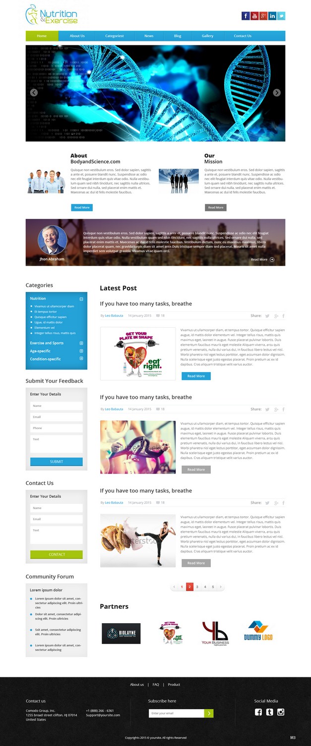 Web Design by pb for Functional Nutrition International Pty. Ltd. | Design #6603307