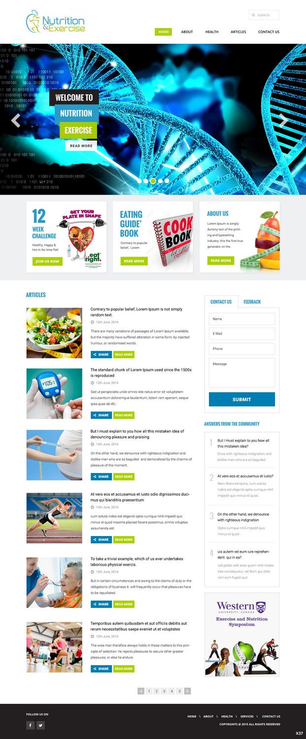 Web Design by pb for Functional Nutrition International Pty. Ltd. | Design #6603318