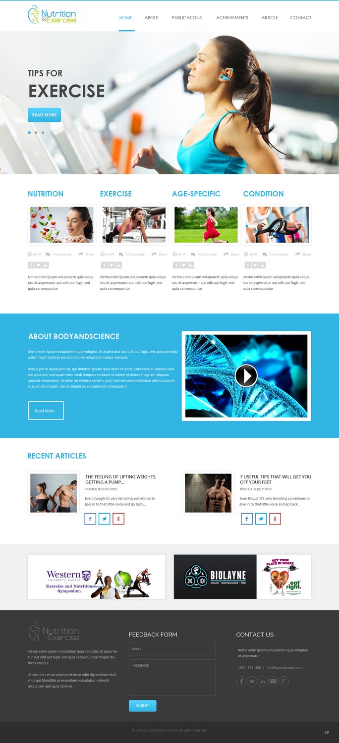 Diseño Web por pb para Functional Nutrition International Pty. Ltd. | Diseño #6611476