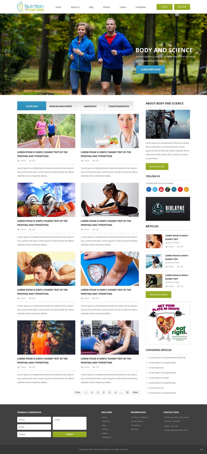 Diseño Web por pb para Functional Nutrition International Pty. Ltd. | Diseño #6611482