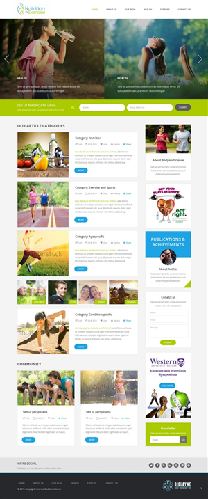 Web Design by pb for Functional Nutrition International Pty. Ltd. | Design: #6611486