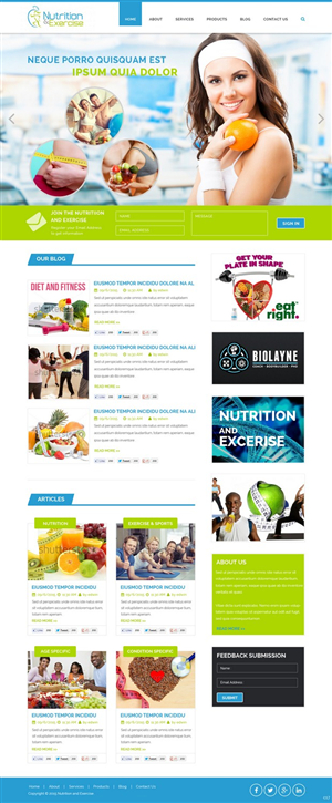 Web Design by pb for Functional Nutrition International Pty. Ltd. | Design: #6611496