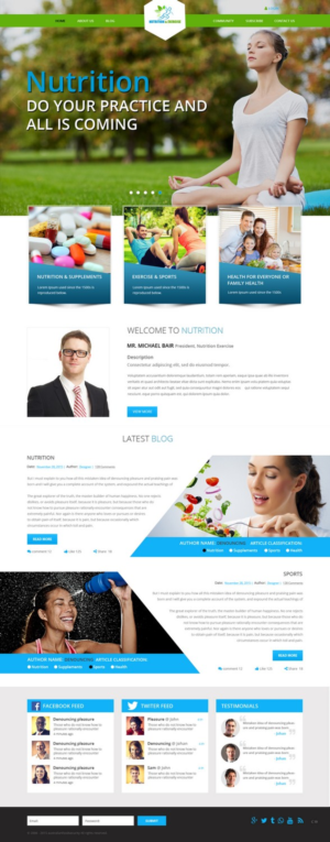 Web Design by pb for Functional Nutrition International Pty. Ltd. | Design: #6722606