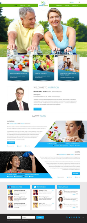 Web Design by pb for Functional Nutrition International Pty. Ltd. | Design: #6722607