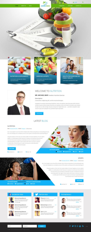 Web Design by pb for Functional Nutrition International Pty. Ltd. | Design: #6722610