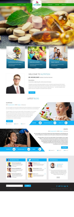 Web Design by pb for Functional Nutrition International Pty. Ltd. | Design: #6778861