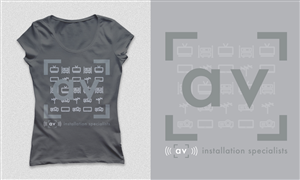 T-Shirt-Design von db1404 für AV Installation Specialists | Design #6591716