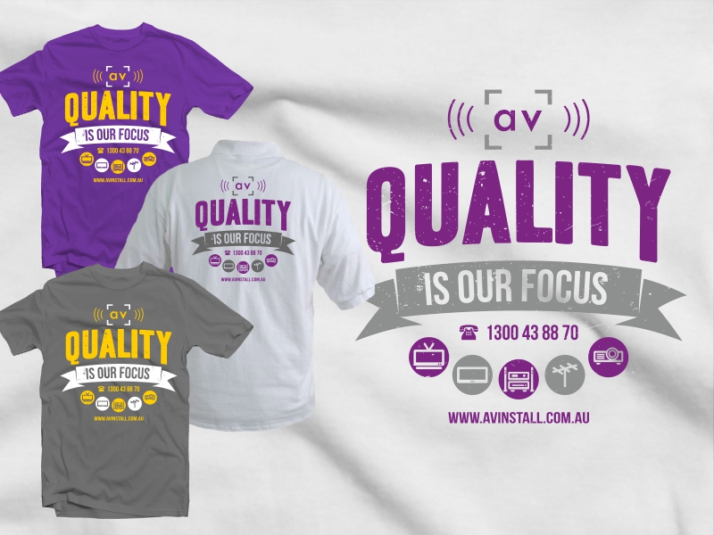 T-shirt Design by 2ndfloorharry for AV Installation Specialists | Design #6609479
