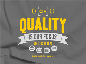 T-shirt Design by 2ndfloorharry for AV Installation Specialists | Design: #6628687