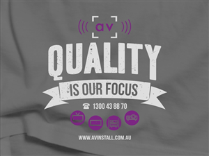 T-shirt Design by 2ndfloorharry for AV Installation Specialists | Design: #6636859