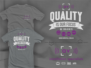 T-shirt Design by 2ndfloorharry for AV Installation Specialists | Design: #6646059
