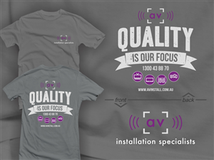 T-Shirt-Design von Hatemachine für AV Installation Specialists | Design #6656806