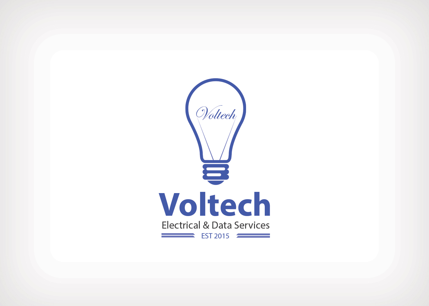 Logo Design by uk for Voltech Electrical & Data Services | Design #6557269