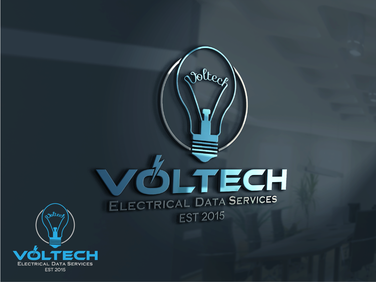 Logo Design by HDart for Voltech Electrical & Data Services | Design #6556282